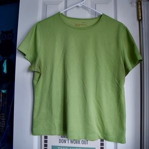 Tek Gear green dry fit t shirt